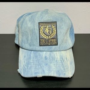Zero G Apparel Denim Style Baseball Hat. Adult